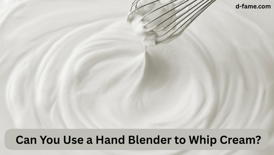 Can You Use a Hand Blender to Whip Cream?