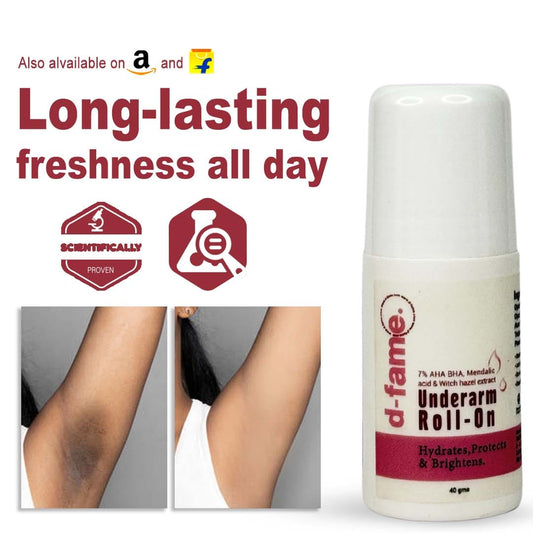 D-Fame Advanced Underarm RollOn – For Brightening & Odor