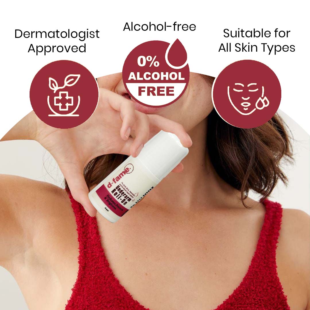 D-Fame Advanced Underarm RollOn – For Brightening & Odor