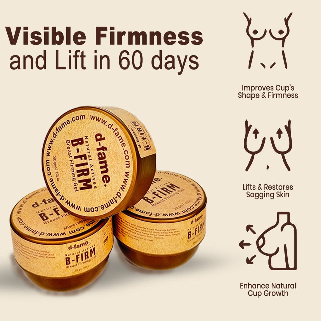 D-Fame B-Firm Breast Firming Gel-100% Natural