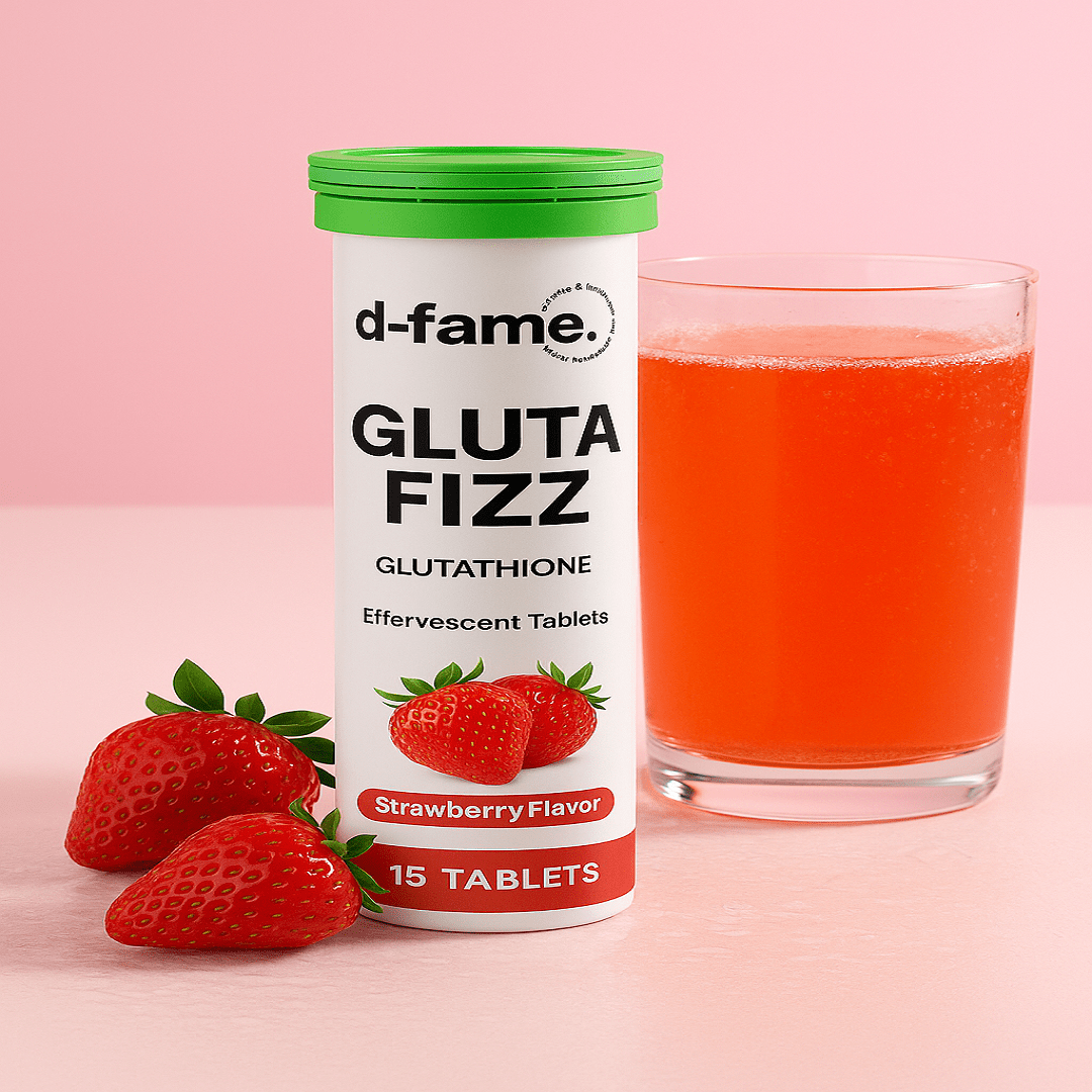 D-Fame Gluta Fizz Tablets for Clear & Glowing Skin