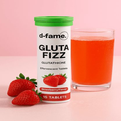 D-Fame Gluta Fizz Tablets for Clear & Glowing Skin