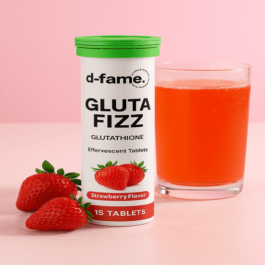 D-Fame Gluta Fizz Tablets for Clear & Glowing Skin
