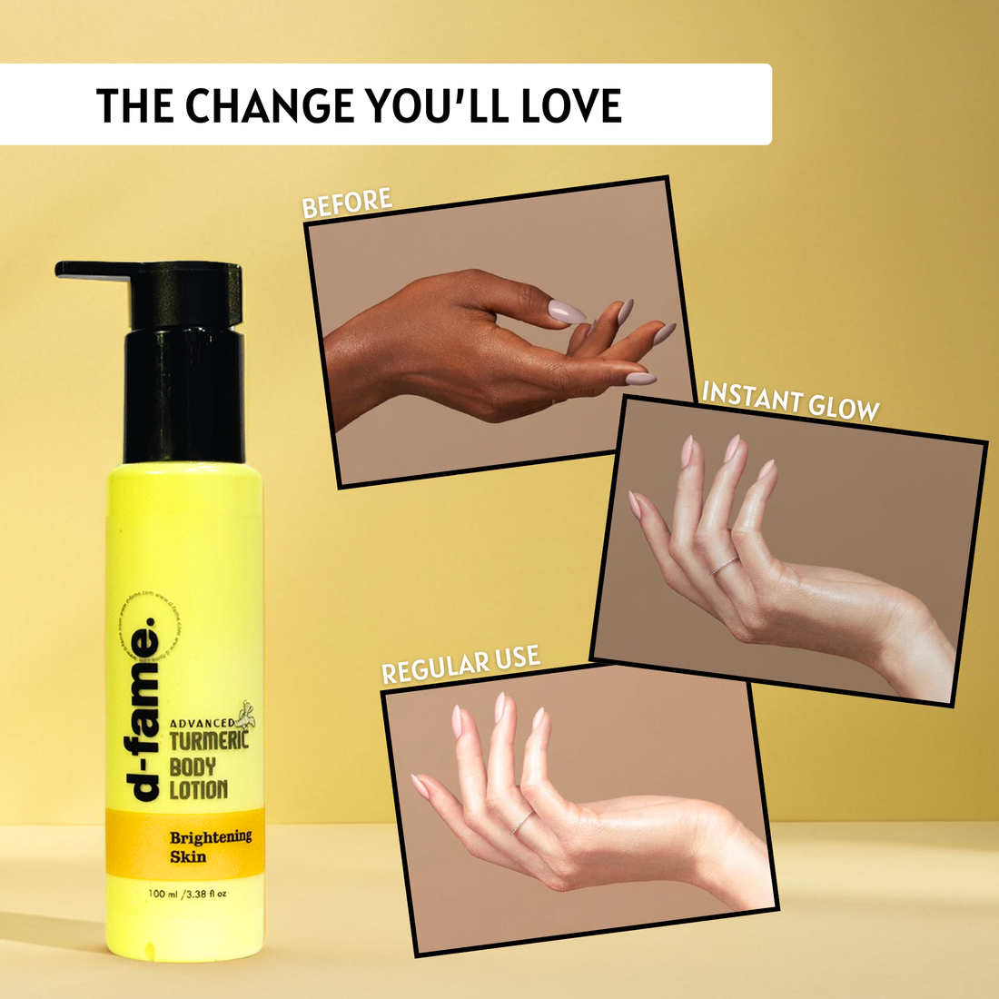 D-Fame Advanced Turmeric Body Lotion