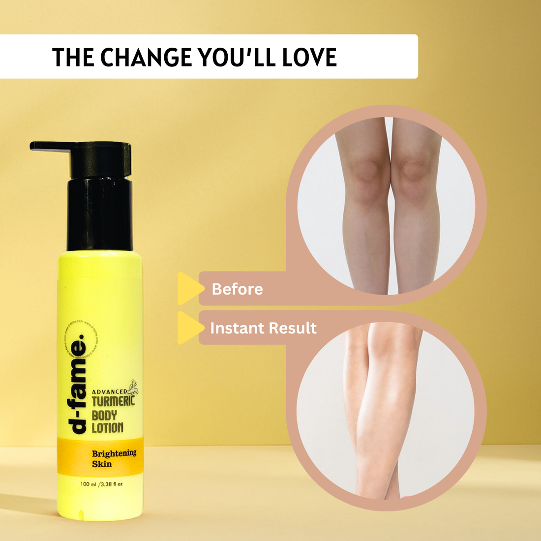 D-Fame Advanced Turmeric Body Lotion