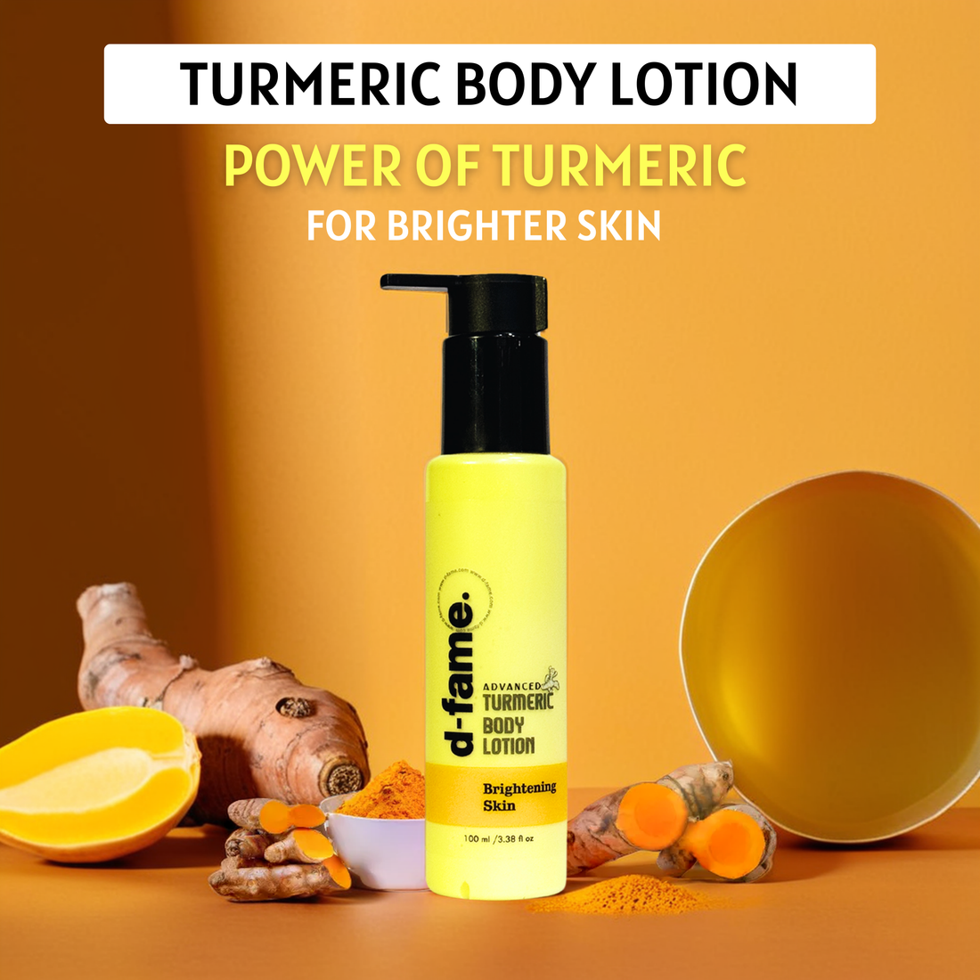 D-Fame Advanced Turmeric Body Lotion