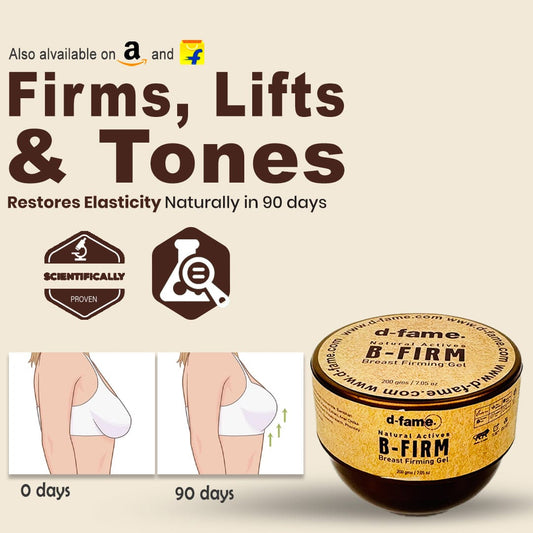 D-Fame B-Firm Breast Firming Gel-100% Natural