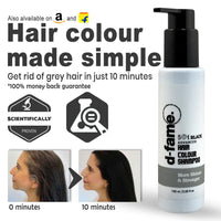 D-Fame 5 in 1 Black Hair Colour Shampoo