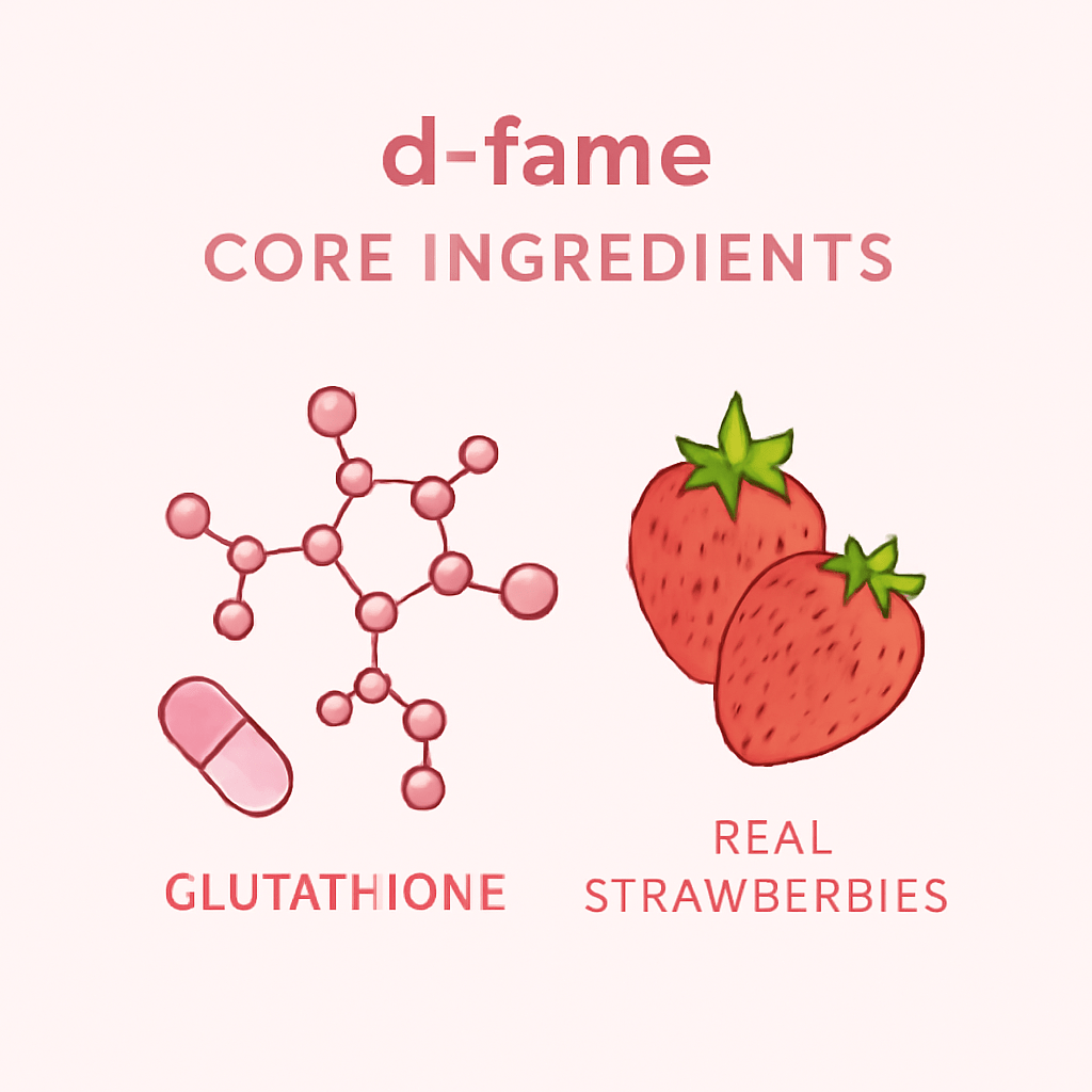D-Fame Gluta Fizz Tablets for Clear & Glowing Skin
